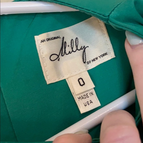 Milly Green Wave Dress - Picture 6 of 6